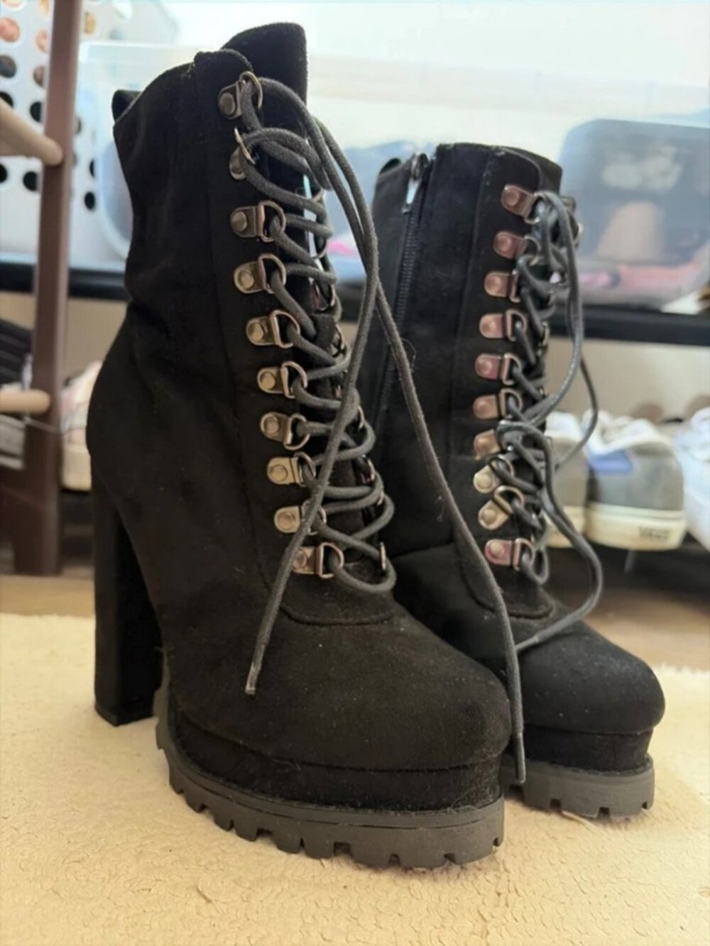 Black Heeled Boots